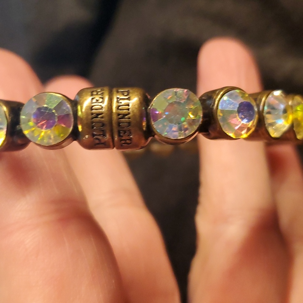 Plunder bronze toned magnetic bracelet